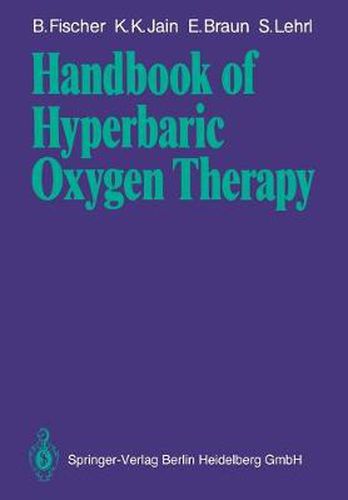 Cover image for Handbook of Hyperbaric Oxygen Therapy