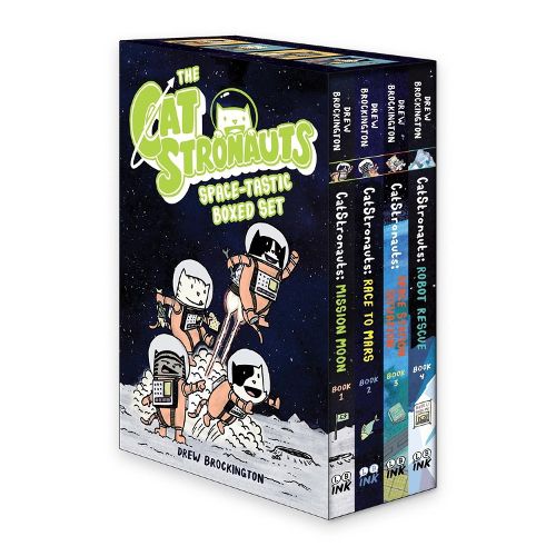 Cover image for The CatStronauts Space-Tastic Boxed Set (Graphic Novel Boxed Set)
