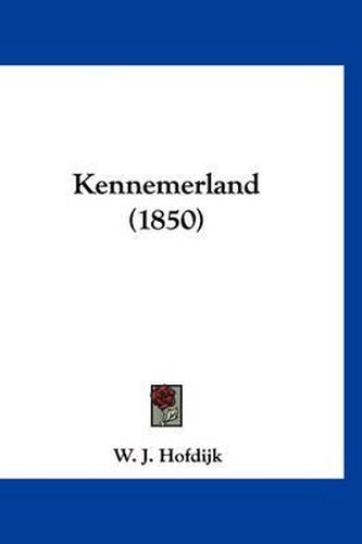 Cover image for Kennemerland (1850)