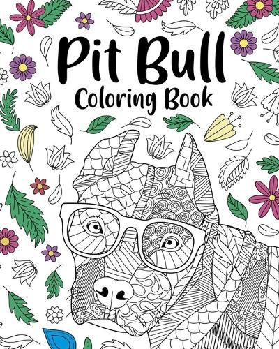 Cover image for Pit Bull Coloring Book