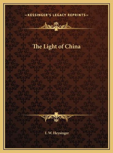 Cover image for The Light of China