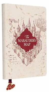 Cover image for Harry Potter: Marauder's Map Journal with Ribbon Charm