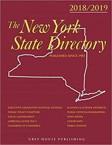 Cover image for New York State Directory, 2018/19