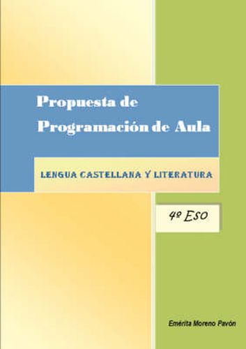 Cover image for Propuesta De Programacion De Aula Lengua Castellana Y Literatura