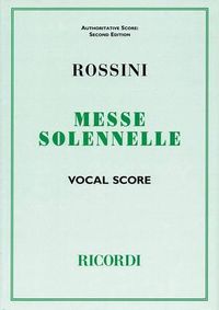 Cover image for Messa Solenne: Vocal Score