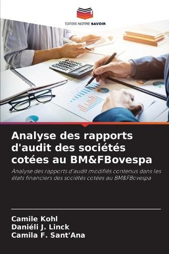 Cover image for Analyse des rapports d'audit des societes cotees au BM&FBovespa