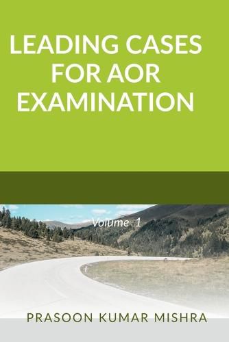 Cover image for Leading Cases for Aor Examination