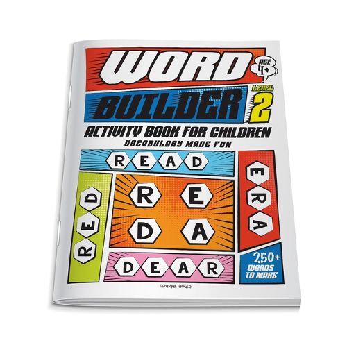 Word Builder Activity Book for Children - Make Meaningful Words with the Given Letters - Level 2