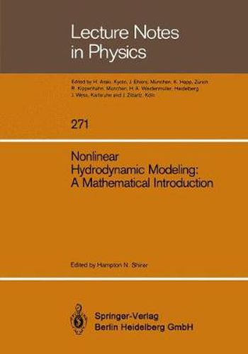 Cover image for Nonlinear Hydrodynamic Modeling: A Mathematical Introduction