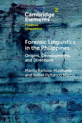 Cover image for Forensic Linguistics in the Philippines