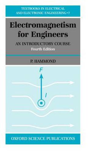 Cover image for Electromagnetism for Engineers: An Introductory Course