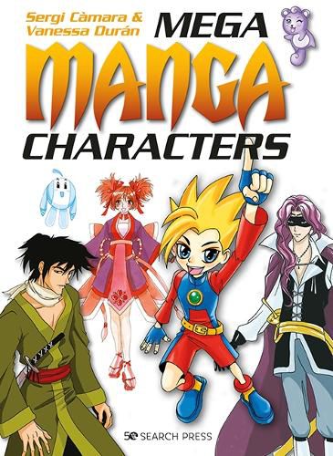 Cover image for Mega Manga Characters