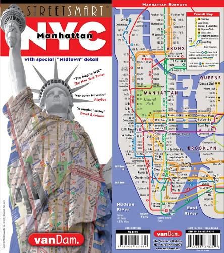 Cover image for Streetsmart NYC Midtown Map by Vandam: Midtown Edition