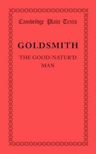 Cover image for The Good-Natur'd Man