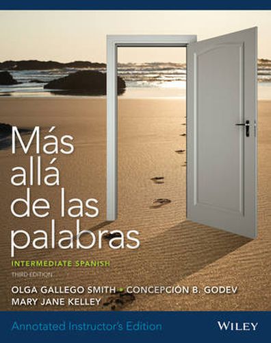 Cover image for Annotated Instructor's Edition of Mas alla de las palabras: Intermediate Spanish, 3e with accompanying audio registration card