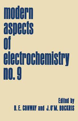 Cover image for Modern Aspects of Electrochemistry: No. 9