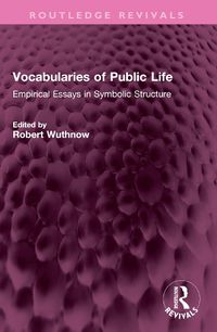 Cover image for Vocabularies of Public Life