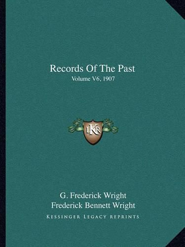 Cover image for Records of the Past: Volume V6, 1907