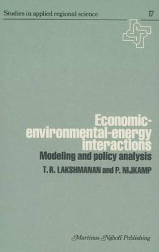 Cover image for Economic-Environmental-Energy Interactions: Modeling and Policy Analysis