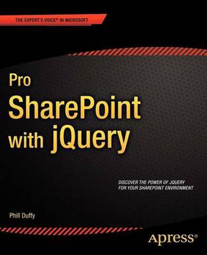 Cover image for Pro SharePoint with jQuery