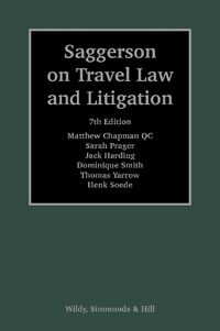 Cover image for Saggerson on Travel Law and Litigation