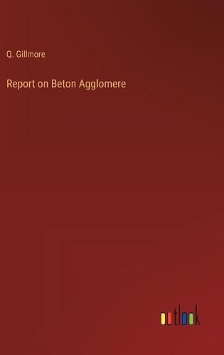 Cover image for Report on Beton Agglomere
