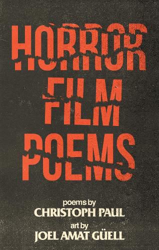 Cover image for Horror Film Poems