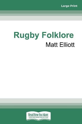 Cover image for Rugby Folklore