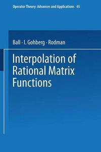 Cover image for Interpolation of Rational Matrix Functions