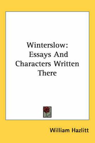 Winterslow: Essays and Characters Written There