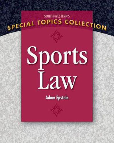 Cover image for Sports Law