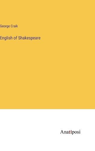 Cover image for English of Shakespeare