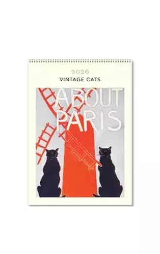 Cover image for Vintage Cats Medium Calendar 2026