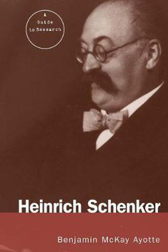 Cover image for Heinrich Schenker: A Guide to Research