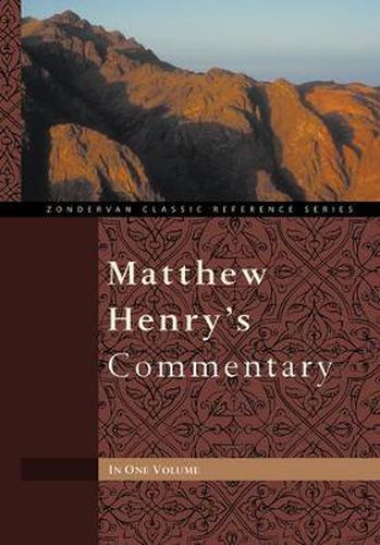 Cover image for Matthew Henry's Commentary