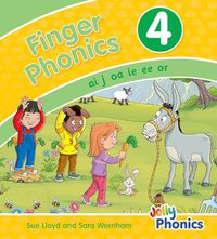 Cover image for Finger Phonics Book 4: in Precursive Letters (British English edition)