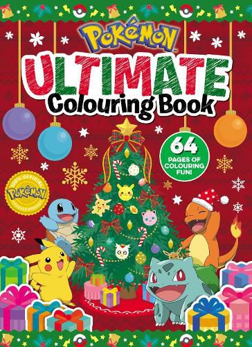 Cover image for Pokemon Christmas: Ultimate Colouring Book