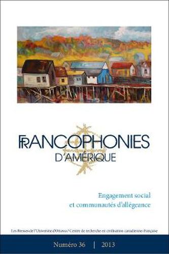Cover image for Francophonies d'Amerique 36