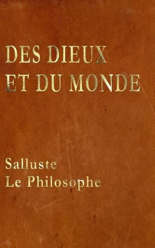 Cover image for Des Dieux et du Monde