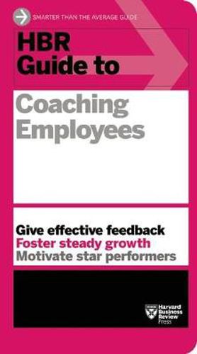 Cover image for HBR Guide to Coaching Employees (HBR Guide Series)