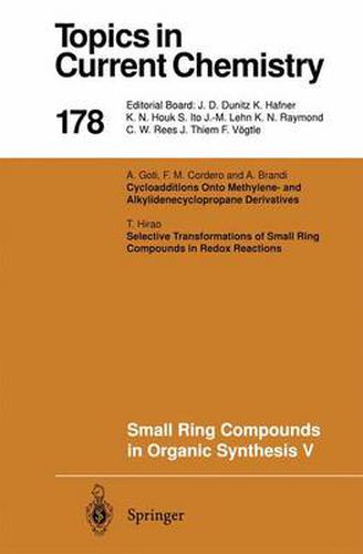 Cover image for Small Ring Compounds in Organic Synthesis V