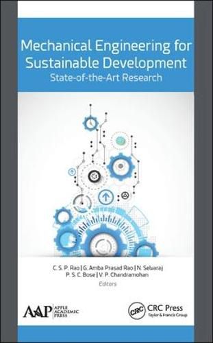Cover image for Mechanical Engineering for Sustainable Development: State-of-the-Art Research: State-of-the-Art Research