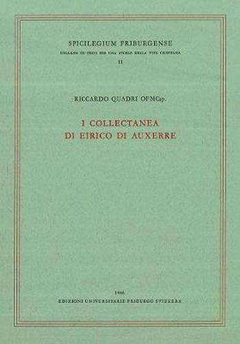 Cover image for I Collectanea Di Eirico Di Auxerre