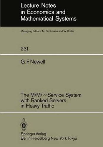 Cover image for The M/M/ Service System with Ranked Servers in Heavy Traffic