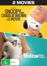 Cover image for Horton Hears A Who! / Snoopy And Charlie Brown - Peanuts Movie, The | Double Pack