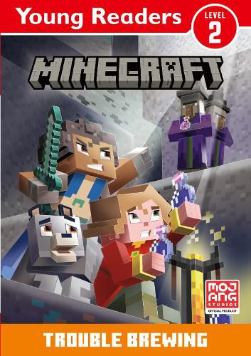 Cover image for Minecraft Young Readers: Trouble Brewing