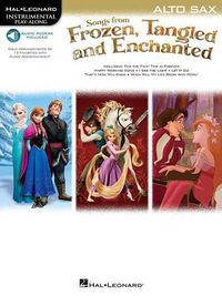 Cover image for Songs from Frozen, Tangled and Enchanted: Instrumental Play-Along