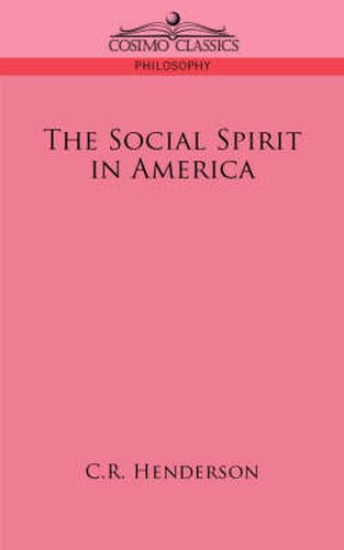 Cover image for The Social Spirit in America