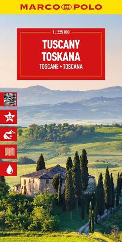 Cover image for Tuscany Marco Polo Map