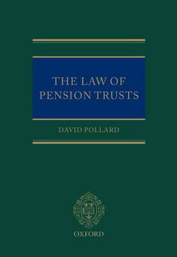 Cover image for The Law of Pension Trusts